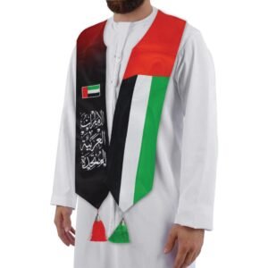 uae national flag scarf