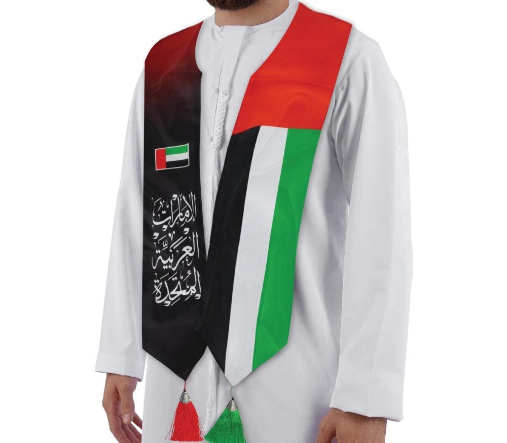 uae flag scarf